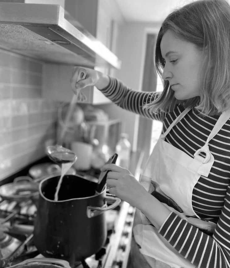 Clare Coghill cooking